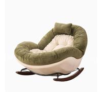 KIBONCY Sillón mecedor, sillón reclinable for Adultos, Lujoso for el hogar, balcón o Sala de Estar, Ideal for Descanso. Individual Lujo for la(5)