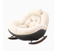 KIBONCY Sillón mecedor, sillón reclinable for Adultos, Lujoso for el hogar, balcón o Sala de Estar, Ideal for Descanso. Individual Lujo for la(4)