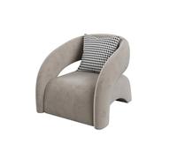 KIBONCY Sillón Moderno de Terciopelo con Respaldo Alto, tapizado, for Sala de Estar, Dormitorio y rincón de Lectura.(E)