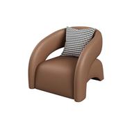 KIBONCY Sillón Moderno de Terciopelo con Respaldo Alto, tapizado, for Sala de Estar, Dormitorio y rincón de Lectura.(A)