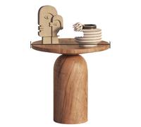 KIBONCY Sillón nórdico Individual for balcón pequeño, sillón de Lectura for Dormitorio, Madera Maciza de Fresno Blanco con Cuero auténtico.(A2)