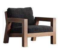 KIBONCY Sillones nórdicos de Madera Maciza, sofá Individual de Ocio, sofá for salón de casa Particular, for recepción de Hotel, sillón Ligero de Lujo con Respaldo(A1)