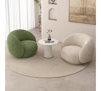 KIBONCY Single Seated Foam Sofa, Modern Accent Chair, Lazy, Cuddly Reading Couch, for Dining Room, Living, Kitchen, Bedroom(9)