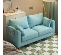 KIBONCY Small Loveseat Couches with Side Pockets, Cloud Couch Lounge Sofa with 2 Cushion Mid Century Modern Decor for Living Room Aparment(3,173cm)