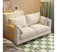 KIBONCY Small Loveseat Couches with Side Pockets, Cloud Couch Lounge Sofa with 2 Cushion Mid Century Modern Decor for Living Room Aparment(1,173cm)