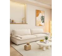 KIBONCY Sofa Couch Living Room Bedroom Small Space Apartment Dorm Cotton Linen Fabric Cat Scratch Resistant Leather(Green,XXX-Large)