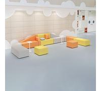 KIBONCY Sofá Creativo de combinación for Oficina, Ideal for recepción, reuniones y Momentos de Ocio en la Sala de Actividades de la Oficina de Ventas.(E)