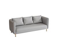KIBONCY Sofá De Cabina De Restaurante De Té,Sofás Informales Y Juego De Mesa,Sofás De Cafetería Comercial,con Espuma De Alta Resiliencia Y Estructura De Hierro Forjado(Gray,180 * 65 * 70cm)