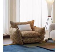 KIBONCY Sofá de Descanso for Sala de Estar, Dormitorio o apartamento; sofá de Tela Tatami de diseño Sencillo for balcón o Sala de Estar en apartamento pequeño.(C,105 * 98 * 75cm)