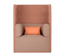 KIBONCY Sofá de diseño Moderno con Respaldo Alto, Espacio Independiente y Privado con Mesa y Escritorio, Ideal for Biblioteca, salón de Belleza o Cualquier Otro Espacio.(A)