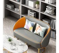 KIBONCY Sofá De Recepción Y Ocio De Lujo Ligero, Combinación Creativa De Sofá Pequeño for Mesas Y Sillas De Negociación Y Reuniones De Negocios En El Área De Descanso De La Tienda(D)