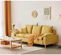 KIBONCY Sofá de Tela for apartamento pequeño, Alquiler de habitación, Sala de Estar, Dormitorio, sofá, apartamento, Tienda de Ropa, sofá Doble for Tres Personas.(2m)