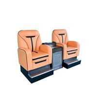 KIBONCY Sofá Espectador para Billar Costura Deportiva, Sillón Individual y Doble en Piel PU con Mueble Lateral Cargador, Asiento Lounge con Reposapiés de Acero Inoxidable para Salas(D)