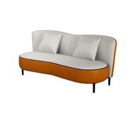 KIBONCY Sofá for Sala de Estar: sofás lujosos for Estar, sofá Doble Moderno en Miniatura con Almohadas, Piel sintética, cómodo Dos plazas y(1,1.73x0.73cm)