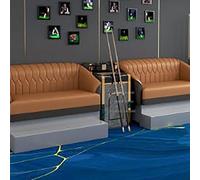 KIBONCY Sofá for Ver Mesa de Billar, Moderno sofá tapizado for Ver Billar, Banco de Ocio ergonómico for Sala de Entretenimiento recreativa en Interiores(E9)