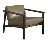 KIBONCY Sofá Individual de Madera Maciza, Moderno y Minimalista sillón de diseño for Sala de Estar, Nuevo sillón Individual de Estilo Chino.(A1)