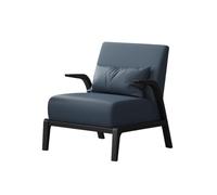 KIBONCY Sofá Individual De Primera Calidad con Mesa Auxiliar For Hotel, Oficina, Vestíbulo, Clínica Y Recepción 4Stienda - Durable Cuero Napa Y Estructura De Acero(I)