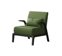 KIBONCY Sofá Individual De Primera Calidad con Mesa Auxiliar For Hotel, Oficina, Vestíbulo, Clínica Y Recepción 4Stienda - Durable Cuero Napa Y Estructura De Acero(H)