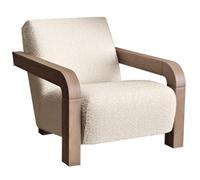KIBONCY Sofá Individual Estilo Chabi de Estilo japonés, sillón de Madera Maciza for Sala de Estar de casa de Familia, sillón Individual, sofá Individual de Estilo nórdico for Dormitorio Yang.(A1)