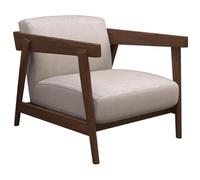 KIBONCY Sofá Individual Estilo WABI-sabi, sillón de Descanso for balcón o Dormitorio pequeño, sofá Individual Moderno de Madera Maciza for Sala de Estar(A1)