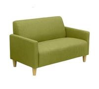 KIBONCY Sofá japonés Doble de Tela for Ocio, pequeño apartamento, Individual, for Dos Personas, cafetería, Comedor(Green,1.22m)