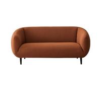 KIBONCY Sofá Loveseat Moderno de Mediados de Siglo, sofá de salón Moderno Moon, for Sala de Estar, Oficina(Red,0.95M)