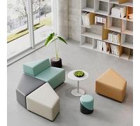 KIBONCY Sofá Minimalista Sofá de Oficina for Reuniones y Recepciones en Programas de Formación en Educación Infantil(B)