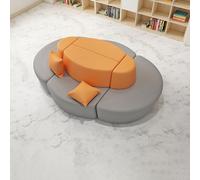 KIBONCY Sofá Moderno for Sala de Espera de salón de Belleza, Conjunto de sofá de recepción empresarial Premium(B)