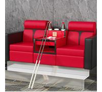 KIBONCY Sofá Moderno for Ver Billar, Mesa de Billar, Asientos for espectadores, Banco de salón tapizado Resistente for Club Bar, Sala de Billar(2S Pro Red-Black 2)