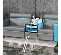 KIBONCY Sofá Moderno for Ver Billar, Mesa de Billar, Asientos for espectadores, Banco de salón tapizado Resistente for Club Bar, Sala de Billar(2S Pro Gray-Blue 3)