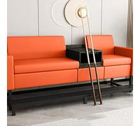 KIBONCY Sofá Moderno for Ver Billar, Mesa de Billar, Asientos for espectadores, Banco de salón tapizado Resistente for Club Bar, Sala de Billar(1S Orange 3)