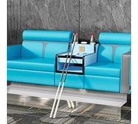 KIBONCY Sofá Moderno for Ver Billar, Mesa de Billar, Asientos for espectadores, Banco de salón tapizado Resistente for Club Bar, Sala de Billar(2S Pro Blue-Gray 3)