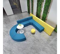 KIBONCY Sofá Modular de Forma Especial for apartamento, Sala de Estar, Oficina, recepción y Zona de Espera.(E)