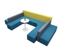 KIBONCY Sofá Modular de Forma Especial for Clases de formación de jardín de Infantes, combinación de sofás for centros de educación temprana(A)