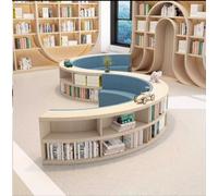 KIBONCY Sofá Modular de Juegos, Conjunto sofás modulares seccionales Cuero, Almacenamiento Libros, for instituciones capacitación, librerías, áreas Descanso, recepción, Salas Lectura(3)