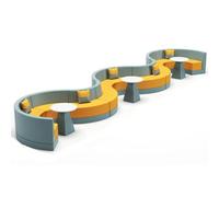 KIBONCY Sofá Profesional for consultas en clínicas, sofá Modular Creativo for Salones de Belleza, spas y recepciones de oficinas.(C)