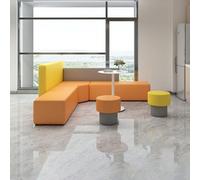 KIBONCY Sofá seccional Minimalista, Conjunto de combinación de Mesa y Asiento de sofá for niños, Centro de educación temprana(A)