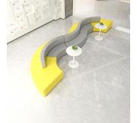 KIBONCY Sofá seccional Moderno for salón de Belleza, vestíbulo de Hotel, área de recepción y Sala de Espera.(E)