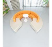 KIBONCY Sofá seccional Moderno for salón de Belleza, vestíbulo de Hotel, área de recepción y Sala de Espera.(A)