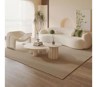 KIBONCY Sofá seccional Modular de 83 Pulgadas, Moderno sofá Curvado en Forma de Nube con Asiento Profundo, sofás tapizados de Gran tamaño para Sala de Estar, no Requiere ensamblaje(E)