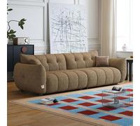 KIBONCY Sofá Seccional Modular Moderno, Juego De Sofás Tipo Nube De 2 Plazas, Sofás Deshuesados para Sala De Estar, No Requiere Ensamblaje(2.4M)