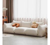 KIBONCY Sofá Sillón Sofá de Sala de Estar Sofá Nube Extra Cómodo, Sala de Estar, Oficina, Apartamentos Pequeños(ASponge,190 * 95 * 70cm)
