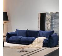 KIBONCY Sofá Sillón Sofá de Sala de Estar Sofá Nube Extra Cómodo, Sala de Estar, Oficina, Apartamentos Pequeños(B Latex,120 * 95 * 70cm)