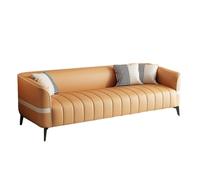 KIBONCY Sofa Small Apartment Double Couch, Modern White Couches for Living Room, Mid-Century Beige, Luxury Loveseat(B,120cm)