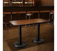 KIBONCY Sofás De Cabina De Bar De Estilo Retro, Juegos De Mesas Y Sillas De Restaurante Y Cafetería De Estilo Occidental, Sofás De Cabina De Madera Maciza De Whisky Comercial(D)