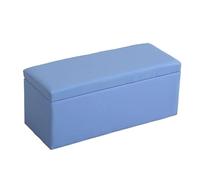 KIBONCY Soft Padded Lift Lid Storage Ottoman Bench, Sturdy Blanket Toy Chest for End of Bed, Apartment Narrow Hallway Indoor Furniture(B,200x40x40cm)