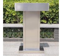 KIBONCY Soporte de podio for presentación en Atril, Aula de Iglesia, púlpito con Base Pesada, Conferencia de Profesores, discurso de Boda(E)