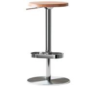 KIBONCY Taburete Redondo de Altura Ajustable para Oficina, hogar, Cocina, Taburete Antideslizante de Belleza sin Ruedas(B)