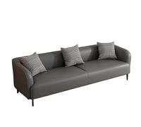 KIBONCY Tech Fabric Couch 3 Seater, Breathable Stain Resistant Pet Friendly Sofa for Living Room(D,140cm)