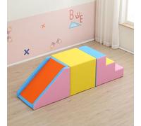 KIBONCY Toddler Climbing Blocks，Climbing Toys for Toddlers, Indoor Soft Play Set, for, Crawling Foam Playset(C)